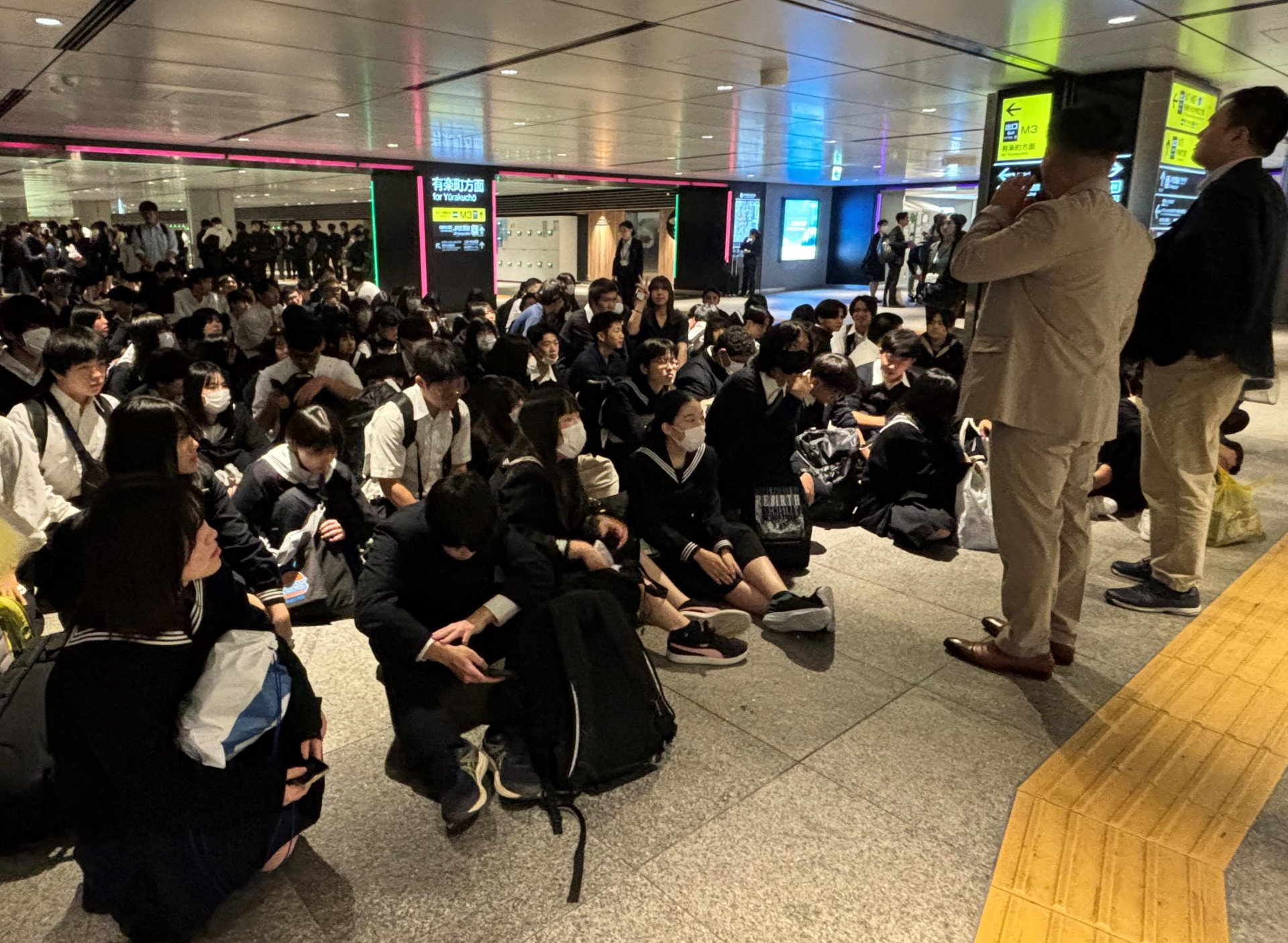 修学旅行　出発